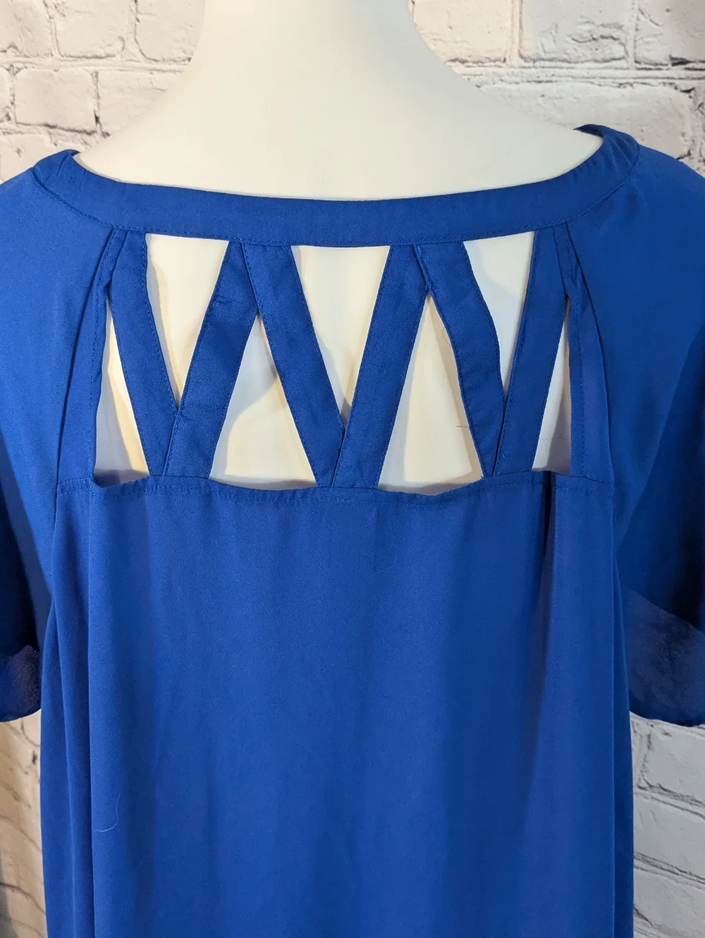 Torrid Royal Blue Blouse - Picture 4 of 6